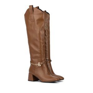 Torgeis Elenora Tall Boots in Cognac
